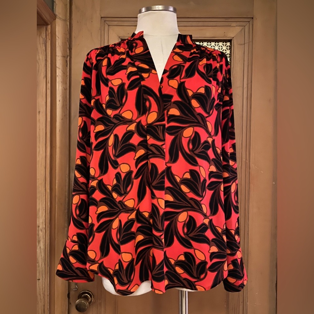 ANN TAYLOR blouse tiki M